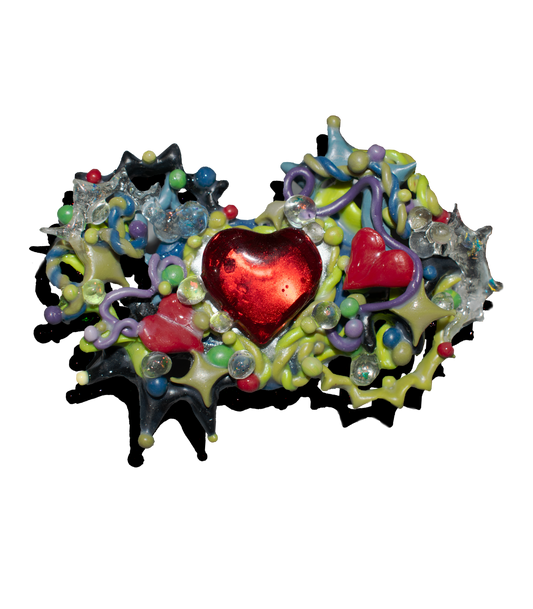 Red Heart Clip