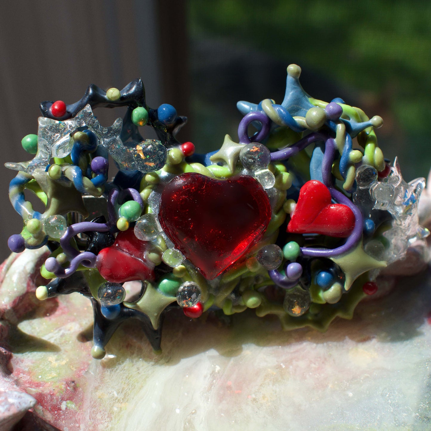Red Heart Clip